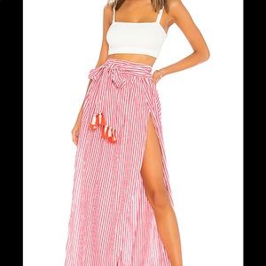 Swim cover up skirt